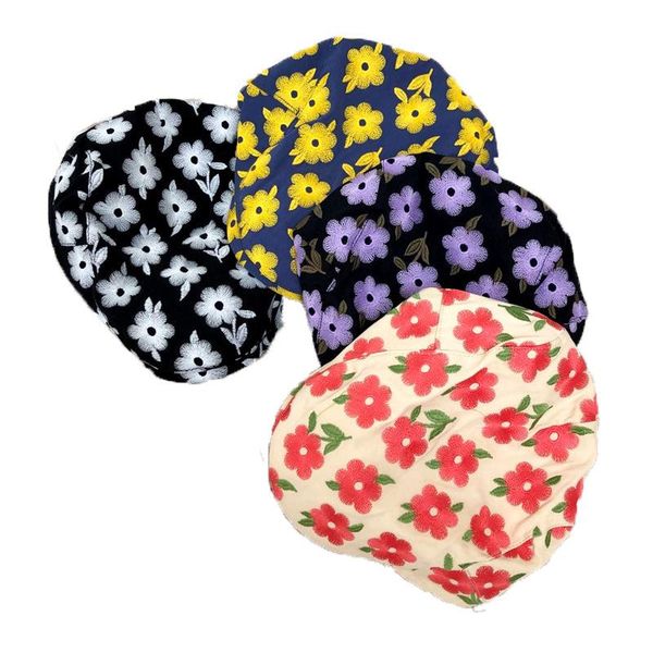 berets women's hat fashion flower embroidery beret summer thin breathable painter's traveling, Blue;gray
berets women's hat fashion flower embroidery beret summer thin breathable painter's traveling, Blue;gray