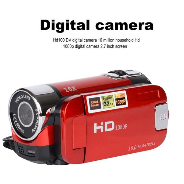 camcorders automatic hd100 digital camera 16mp fhd 1080p 16x zoom household video dv camcorder iso100 iso200 iso400 sd card 32gb
camcorders automatic hd100 digital camera 16mp fhd 1080p 16x zoom household video dv camcorder iso100 iso200 iso400 sd card 32gb
