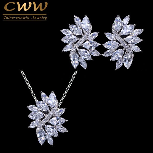 jewelry sets cwwzircons delicate white cubic zirconia women big necklace pendant and earring wedding bridesmaids gift t050, Black
jewelry sets cwwzircons delicate white cubic zirconia women big necklace pendant and earring wedding bridesmaids gift t050, Black