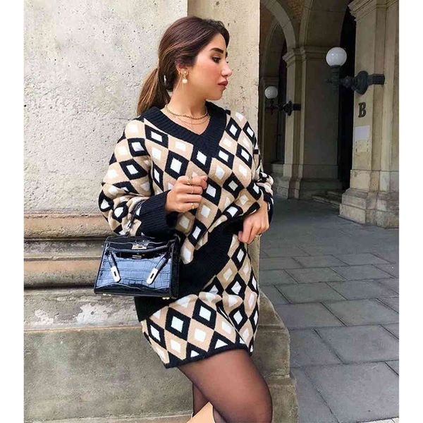 autumn winter women two piece set knit sweater argyle pullover & mini skirt elastic waist ensemble femme 210420, White
autumn winter women two piece set knit sweater argyle pullover & mini skirt elastic waist ensemble femme 210420, White