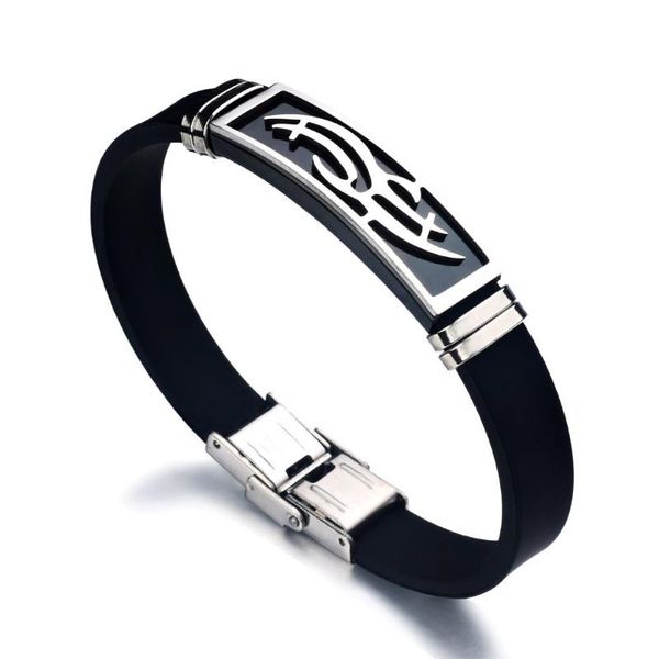 charm bracelets 2021 fashion jewelry stainless steel flame silicone bracelet men vintage titanium cuff rubber pulsera, Golden;silver
charm bracelets 2021 fashion jewelry stainless steel flame silicone bracelet men vintage titanium cuff rubber pulsera, Golden;silver