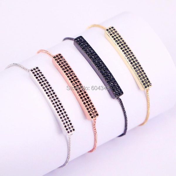 zyunz micro pave black cz beads fashion rectangle bar bracelets, crystal cubic zirconia connector bracelet chain link,
zyunz micro pave black cz beads fashion rectangle bar bracelets, crystal cubic zirconia connector bracelet chain link,