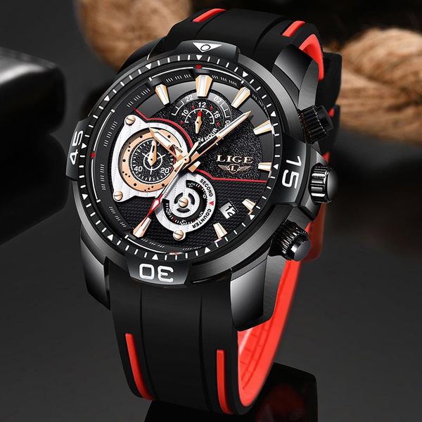 wristwatches 2021 lige silicone strap men watch fashion business luminous quartz casual waterproof date clock, Slivery;brown
wristwatches 2021 lige silicone strap men watch fashion business luminous quartz casual waterproof date clock, Slivery;brown