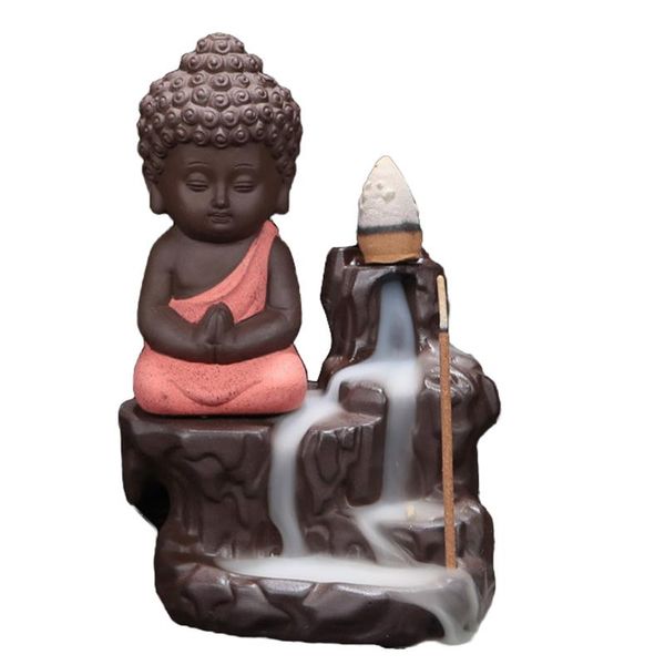 fragrance lamps small buddha backflow incense burner ceramic little monk censer smoke waterfall cone sticks holder creative home decor
fragrance lamps small buddha backflow incense burner ceramic little monk censer smoke waterfall cone sticks holder creative home decor