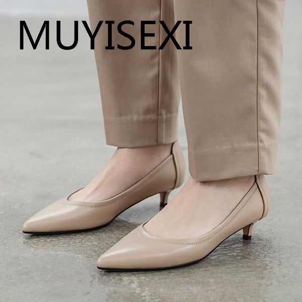 dress shoes 3cm low heels women pumps genuine leather pointed toe elegant office ladies work daily wear spring apricot mhog02 muyisexi, Black
dress shoes 3cm low heels women pumps genuine leather pointed toe elegant office ladies work daily wear spring apricot mhog02 muyisexi, Black