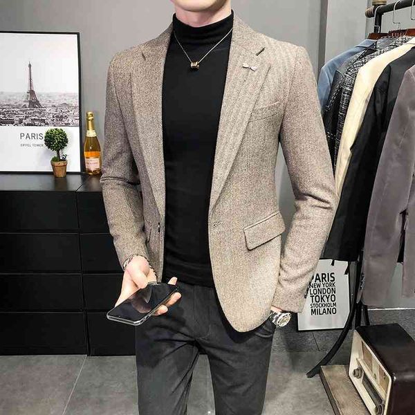spring men blazers woolen jackets casual slim fit suit jacket streetwear social dress coats wedding business clothing 210527, White;black
spring men blazers woolen jackets casual slim fit suit jacket streetwear social dress coats wedding business clothing 210527, White;black