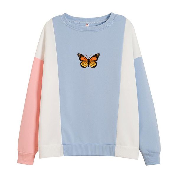 women's hoodies & sweatshirts winter oversized women harajuku butterfly printed crewneck aesthetic hoodie autumn ladies hoody streetwea, Black
women's hoodies & sweatshirts winter oversized women harajuku butterfly printed crewneck aesthetic hoodie autumn ladies hoody streetwea, Black