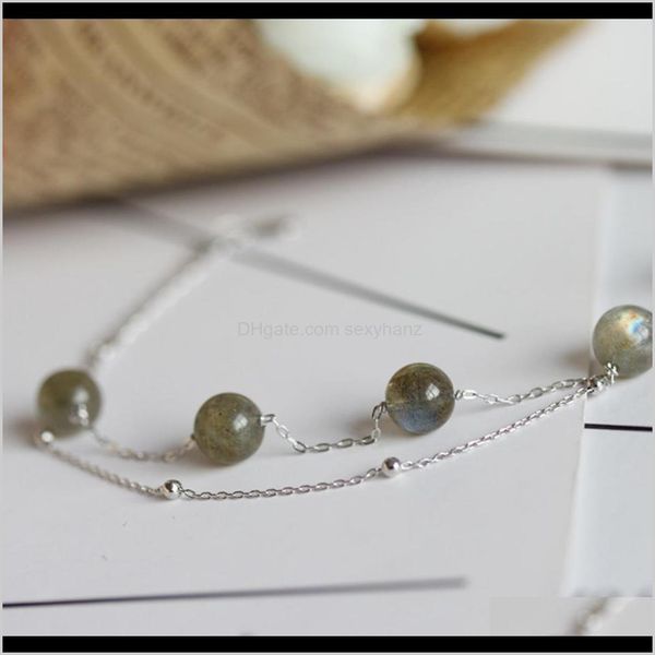 link, chain bracelets jewelry drop delivery 2021 link crystal juyuan s925 pure sier peach blossom cold wind moonlight double line bracelet c, Black
link, chain bracelets jewelry drop delivery 2021 link crystal juyuan s925 pure sier peach blossom cold wind moonlight double line bracelet c, Black