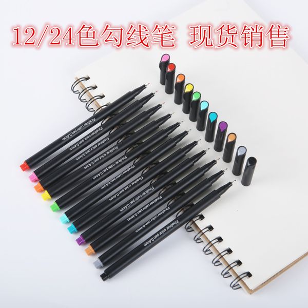painting pens 12 / 24 color crochet art suppli painting graffiti needle fine line stroke pen, Black;red
painting pens 12 / 24 color crochet art suppli painting graffiti needle fine line stroke pen, Black;red