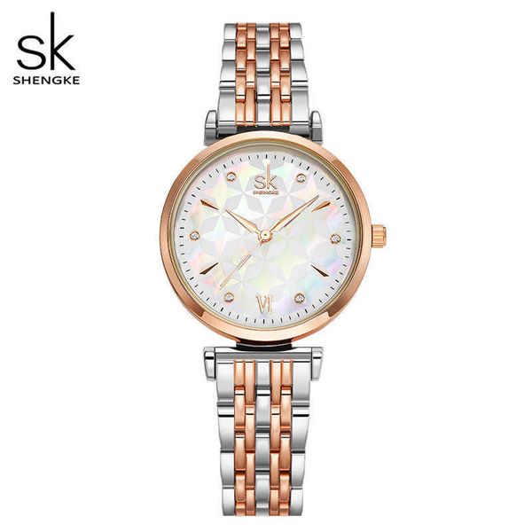 shengke brand luxury bracelet women watch rosegold wristwatch gift for original design reloj mujer 210616, Slivery;brown
shengke brand luxury bracelet women watch rosegold wristwatch gift for original design reloj mujer 210616, Slivery;brown