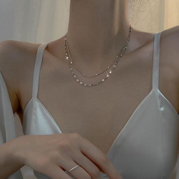 chains fashion silver double layer cross star necklace female shiny full zircon clavicle chain choker wedding jewelry wholesale
chains fashion silver double layer cross star necklace female shiny full zircon clavicle chain choker wedding jewelry wholesale