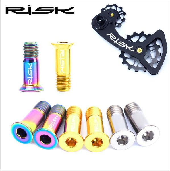 bike derailleurs risk 2pcs/lot titanium bolt m5*14.2mm rear derailleur pulley bolts jockey wheel parts mtb shifter guide roller screw
bike derailleurs risk 2pcs/lot titanium bolt m5*14.2mm rear derailleur pulley bolts jockey wheel parts mtb shifter guide roller screw