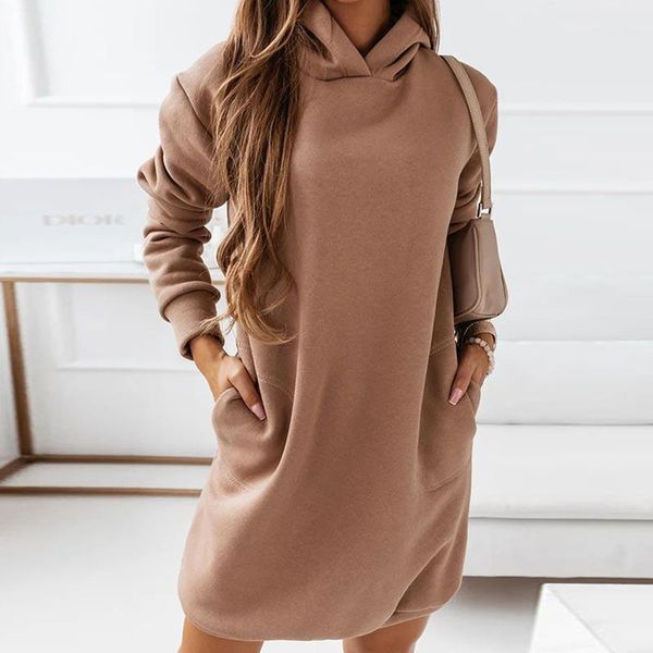 casual dresses women solid hooded long sleeve pockets pullover mini ladies plus size fashion 2021 autumn winter clothing, Black;gray
casual dresses women solid hooded long sleeve pockets pullover mini ladies plus size fashion 2021 autumn winter clothing, Black;gray