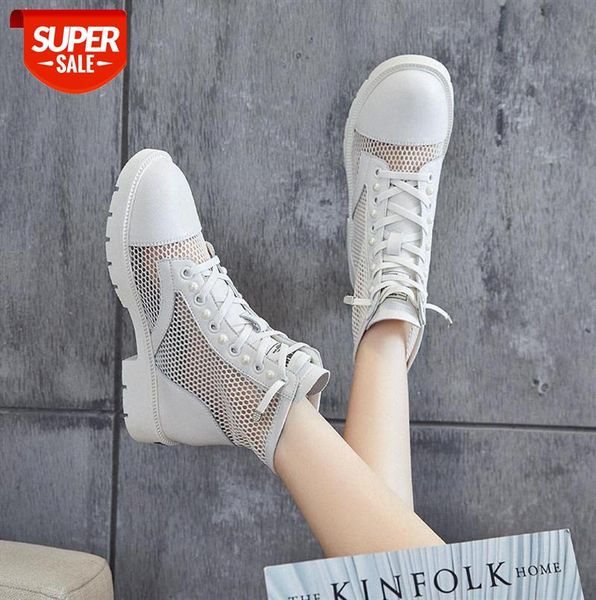 mesh martin boots women's leather sandals hollow casual breathable thin korean style single #r96y
mesh martin boots women's leather sandals hollow casual breathable thin korean style single #r96y