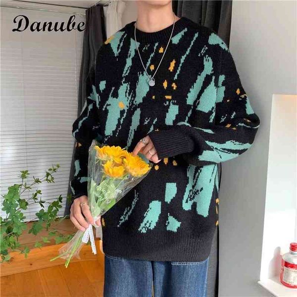vintage strip knitted sweater men's pullover streetwear o-neck long sve oversized harajuku jumper female korean casual, Black
vintage strip knitted sweater men's pullover streetwear o-neck long sve oversized harajuku jumper female korean casual, Black