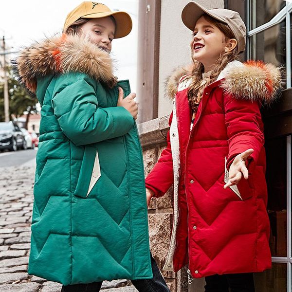 winter girl down jackets fashion long model children parkas coat colorful fur kids teenager thickening warm outerwear, Blue;gray
winter girl down jackets fashion long model children parkas coat colorful fur kids teenager thickening warm outerwear, Blue;gray
