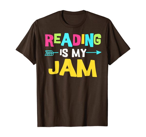 Reading Is My Jam Cute Read Teacher T-Shirt, Mainly pictures