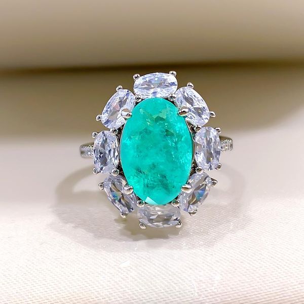 cluster rings 2021 luxury 8*12mm oval cut flower design emerald paraiba tourmaline gemstone adjustable for women fine jewelry gifts, Golden;silver
cluster rings 2021 luxury 8*12mm oval cut flower design emerald paraiba tourmaline gemstone adjustable for women fine jewelry gifts, Golden;silver