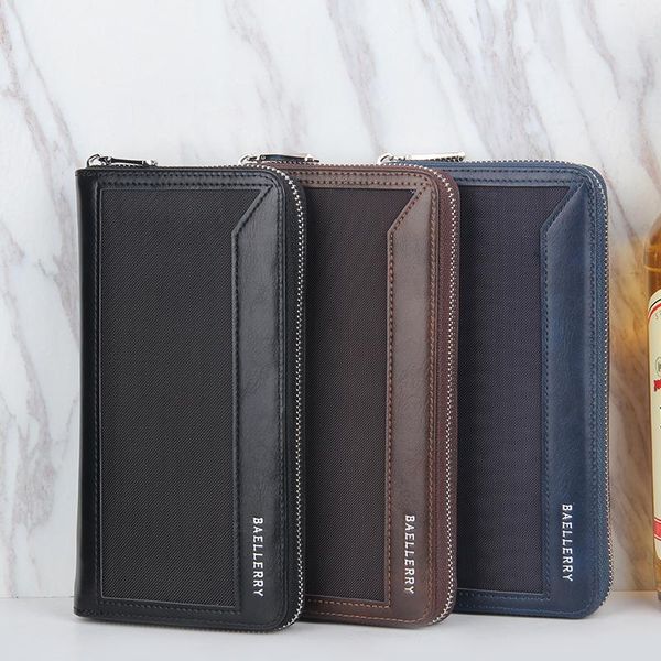 wallets men's purse large capacity business mobile phone bag fashion long zipper change europe and the united states handbag, Red;black
wallets men's purse large capacity business mobile phone bag fashion long zipper change europe and the united states handbag, Red;black