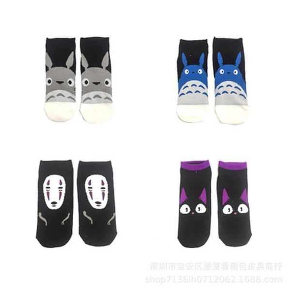 spirited away women socks kawaii cotton woman sock anime sox thin cartoon ladies summer classic lady calcetines hombre totoro & hosiery, Black;white
spirited away women socks kawaii cotton woman sock anime sox thin cartoon ladies summer classic lady calcetines hombre totoro & hosiery, Black;white