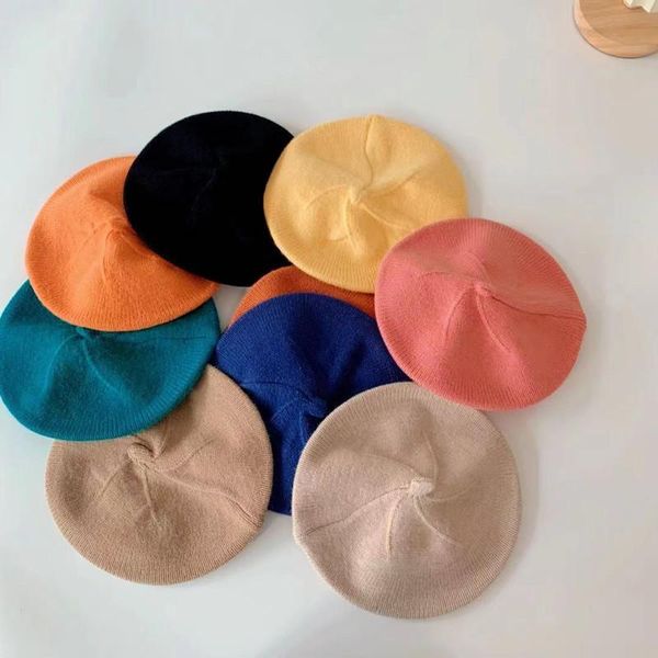 berets fashion baby hat solid color girls warm beret vintage knitted kids autumn winter children artist painter cap bonnet, Blue;gray
berets fashion baby hat solid color girls warm beret vintage knitted kids autumn winter children artist painter cap bonnet, Blue;gray