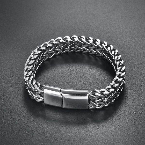 link, chain obsede punk titanium steel bracelet men cuff silver twist bangles rock 316l stainless biker fine jewelry party gift 19 cm, Black
link, chain obsede punk titanium steel bracelet men cuff silver twist bangles rock 316l stainless biker fine jewelry party gift 19 cm, Black