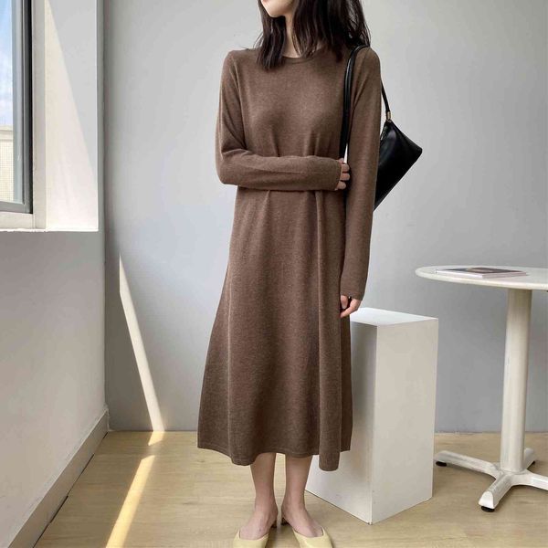 casual dresses autumn women kintted solid loose elegant long sweater boho vestidos femme streetwear 8c73, Black;gray
casual dresses autumn women kintted solid loose elegant long sweater boho vestidos femme streetwear 8c73, Black;gray