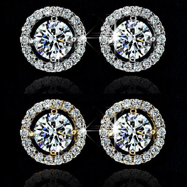 stud luxury female crystal white zircon earrings simple gold color round vintage wedding for women, Golden;silver
stud luxury female crystal white zircon earrings simple gold color round vintage wedding for women, Golden;silver