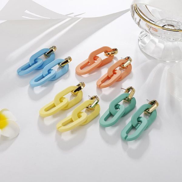 dangle & chandelier candy color acrylic chain long drop earring women korean u-shape link geometric statement cute jewelry accessories, Silver
dangle & chandelier candy color acrylic chain long drop earring women korean u-shape link geometric statement cute jewelry accessories, Silver
