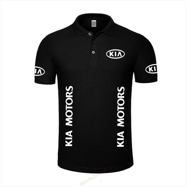 brand short sleeve male kia men polos motors shirt cotton fashion summer casual, White;black
brand short sleeve male kia men polos motors shirt cotton fashion summer casual, White;black