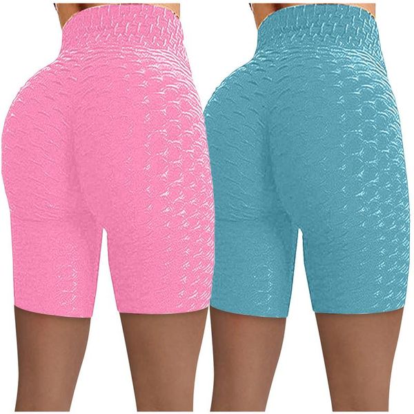 2pcs women wrinkled sports leggings high waist bulifting trousers training running gym legging biker shorts active a3 women's, Black
2pcs women wrinkled sports leggings high waist bulifting trousers training running gym legging biker shorts active a3 women's, Black