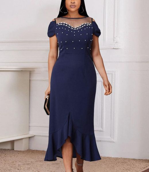plus size dresses bodycon dress robe longue off shoulder ruffles irregular beading vintage elegantes vestidos de fiesta, Black
plus size dresses bodycon dress robe longue off shoulder ruffles irregular beading vintage elegantes vestidos de fiesta, Black