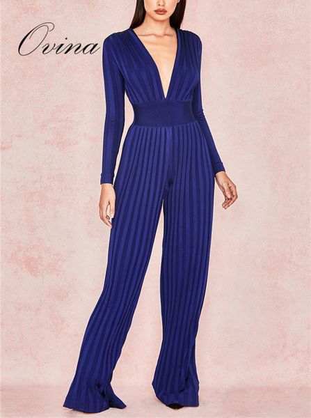 women's jumpsuits & rompers arrival royal blue v-neck boot cut bodycon celebrity women bandage jumpsuit party clothing, Black;white
women's jumpsuits & rompers arrival royal blue v-neck boot cut bodycon celebrity women bandage jumpsuit party clothing, Black;white