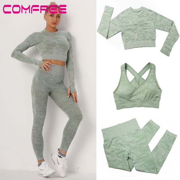 3pcs yoga set sport suits gym wear seamless sportswear workout leggings sports bra long sleeves crop fitness clothing
3pcs yoga set sport suits gym wear seamless sportswear workout leggings sports bra long sleeves crop fitness clothing