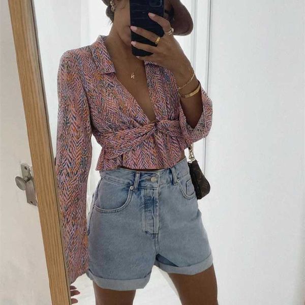 women's blouses & shirts woman sweet colorful v neck short blouse 2021 spring casual female slim flare sleeve ladies chic ruffles, White
women's blouses & shirts woman sweet colorful v neck short blouse 2021 spring casual female slim flare sleeve ladies chic ruffles, White