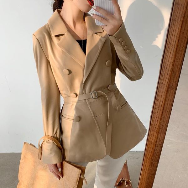 women's leather & faux 2021 woman coats natural jackets female windbreaker real 100% sheepskin overcoat, Black
women's leather & faux 2021 woman coats natural jackets female windbreaker real 100% sheepskin overcoat, Black