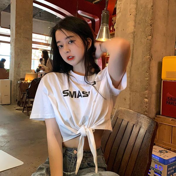 3colors summer korean style letter print short sleeve t-shirt womens loose cropped tees shirt femme (f4286) 210423, White
3colors summer korean style letter print short sleeve t-shirt womens loose cropped tees shirt femme (f4286) 210423, White
