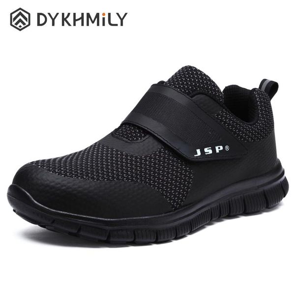 boots dykhmily steel toe work safety shoes men women hook and loop anti-puncture lightweight construction sneakers reflective stripe, Black
boots dykhmily steel toe work safety shoes men women hook and loop anti-puncture lightweight construction sneakers reflective stripe, Black