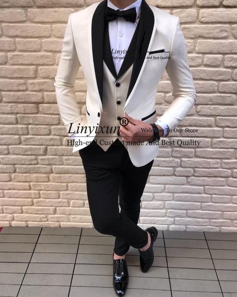 latest coat pant designs white men suits for wedding suit groom blazer tuxedo slim fit costume pour hommes terno masculino men's & blaz, White;black
latest coat pant designs white men suits for wedding suit groom blazer tuxedo slim fit costume pour hommes terno masculino men's & blaz, White;black