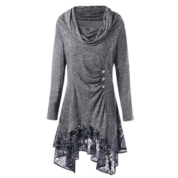 casual dresses long sleeve irregular plus size women clothing female lace patchwork button bow-neck dress vestidos mujer, Black;gray
casual dresses long sleeve irregular plus size women clothing female lace patchwork button bow-neck dress vestidos mujer, Black;gray