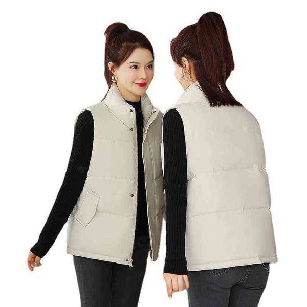 summer down cotton pink cardigan hoodless korean temperament commuter solid color stand collar zipper vest, Black;white
summer down cotton pink cardigan hoodless korean temperament commuter solid color stand collar zipper vest, Black;white
