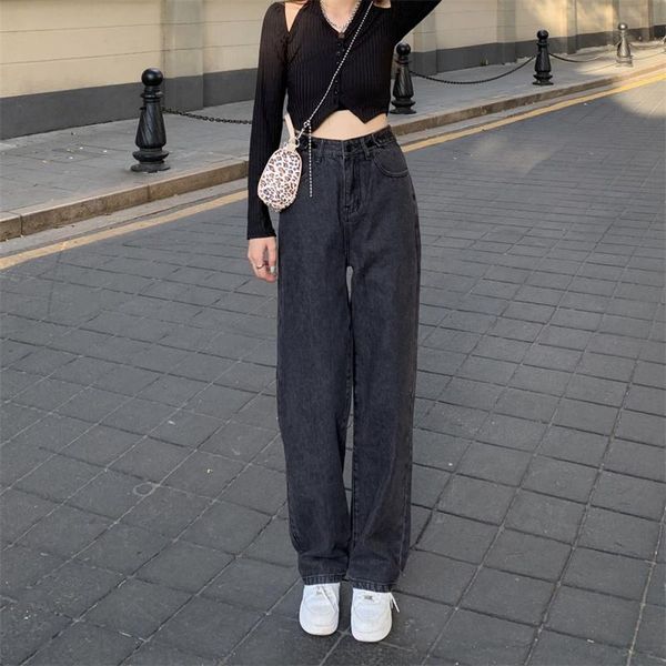 women's jeans black pear shaped straight pants children's spring and winter 2021 slim versatile loose wide leg, Blue
women's jeans black pear shaped straight pants children's spring and winter 2021 slim versatile loose wide leg, Blue