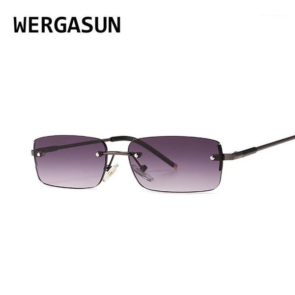 sunglasses wergasun rimless women 2021 rectangle steampunk sun glasses vintage eyewear uv400 oculos, White;black
sunglasses wergasun rimless women 2021 rectangle steampunk sun glasses vintage eyewear uv400 oculos, White;black
