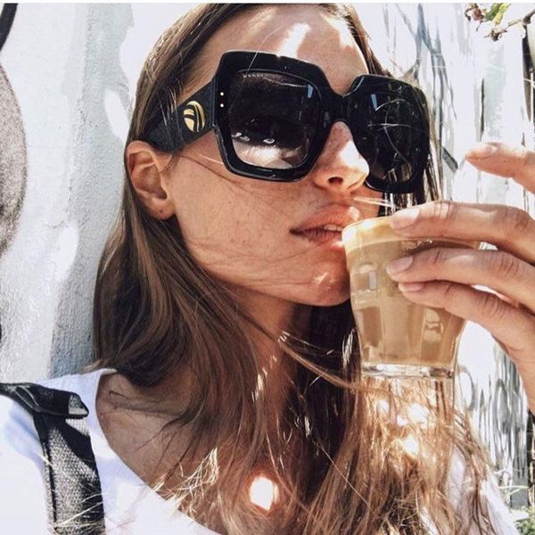 sunglasses 2021 oversized retro square sunglasses for women brand oculos de sol feminino, White;black
sunglasses 2021 oversized retro square sunglasses for women brand oculos de sol feminino, White;black