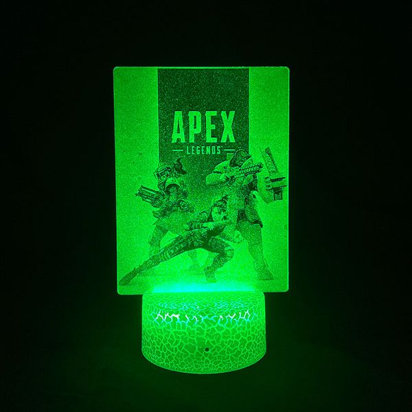 3d picture lamp anime game apex led atmosphere night light smart phone control bedroom favorite gift for fans of contemporary gamers
3d picture lamp anime game apex led atmosphere night light smart phone control bedroom favorite gift for fans of contemporary gamers