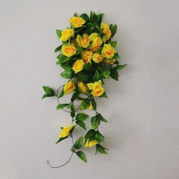 fake silk rose flower vine 240cm wedding decoration diy artificial leaves hanging home decor simulation decorative flowers & wreaths
fake silk rose flower vine 240cm wedding decoration diy artificial leaves hanging home decor simulation decorative flowers & wreaths