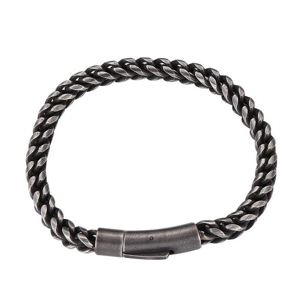 link, chain classic style men bracelet simple stainless steel curb cuban link male wrist accessories hand jewelry gifts gs0050, Black
link, chain classic style men bracelet simple stainless steel curb cuban link male wrist accessories hand jewelry gifts gs0050, Black