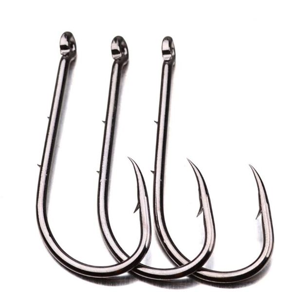 fishing hooks 100pc high-carbon steel fishhook 1# 2# 3# 4# 5# 6# single bait holder jig big hook pesca
fishing hooks 100pc high-carbon steel fishhook 1# 2# 3# 4# 5# 6# single bait holder jig big hook pesca