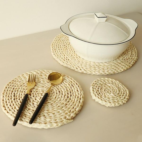 mats & pads natural pastoral style round casserole placemats coasters plates 2021 summer convenient and practical
mats & pads natural pastoral style round casserole placemats coasters plates 2021 summer convenient and practical