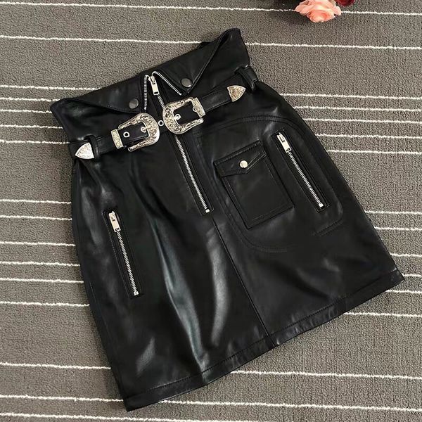 skirts arrival of women's leather 2021 autumn lamb chic royal belt to-line waistband a595, Black
skirts arrival of women's leather 2021 autumn lamb chic royal belt to-line waistband a595, Black
